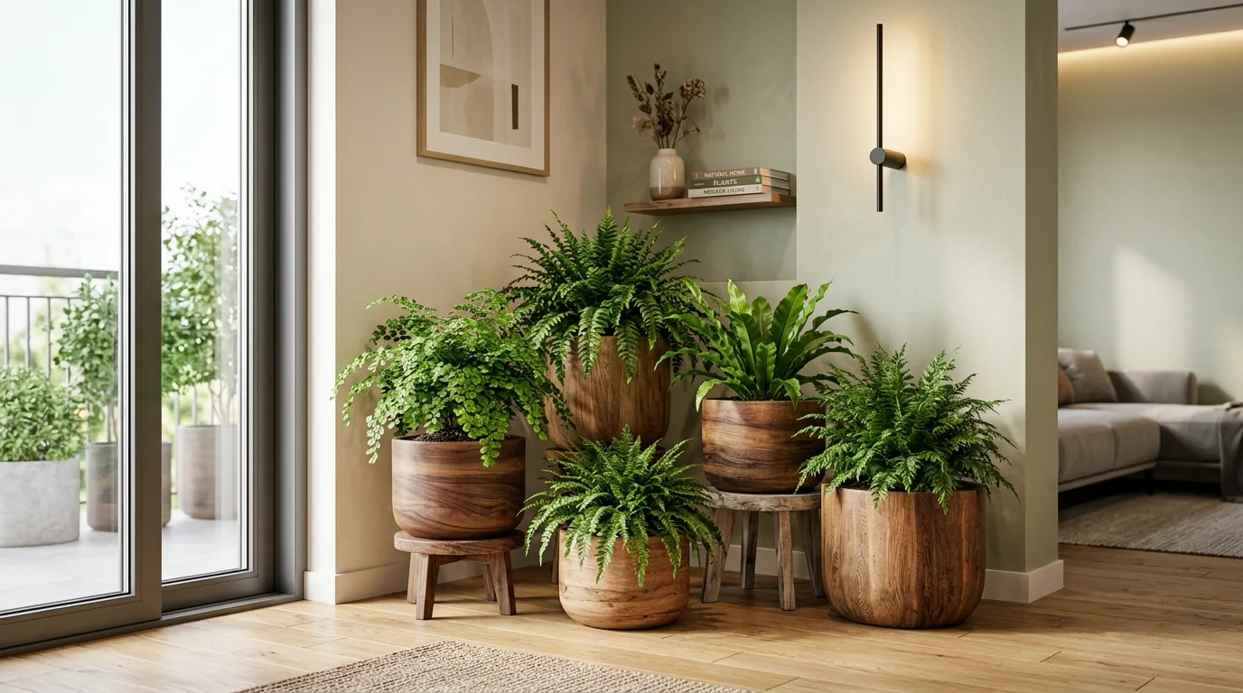 Grouped Living Room Planters